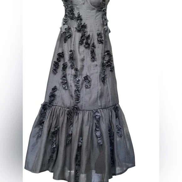 Petal & Pup Posedly Rosette Mermaid Midi Dress - Picture 7 of 16